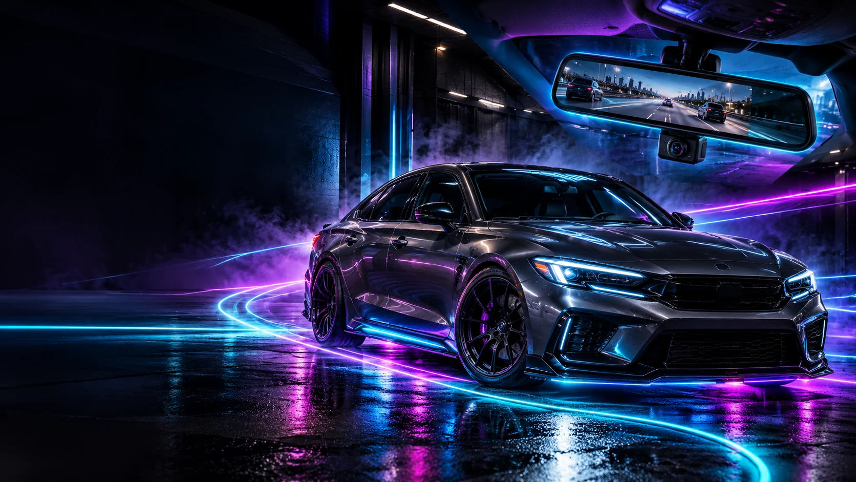 Concept vehicle preview while interactive scene loads