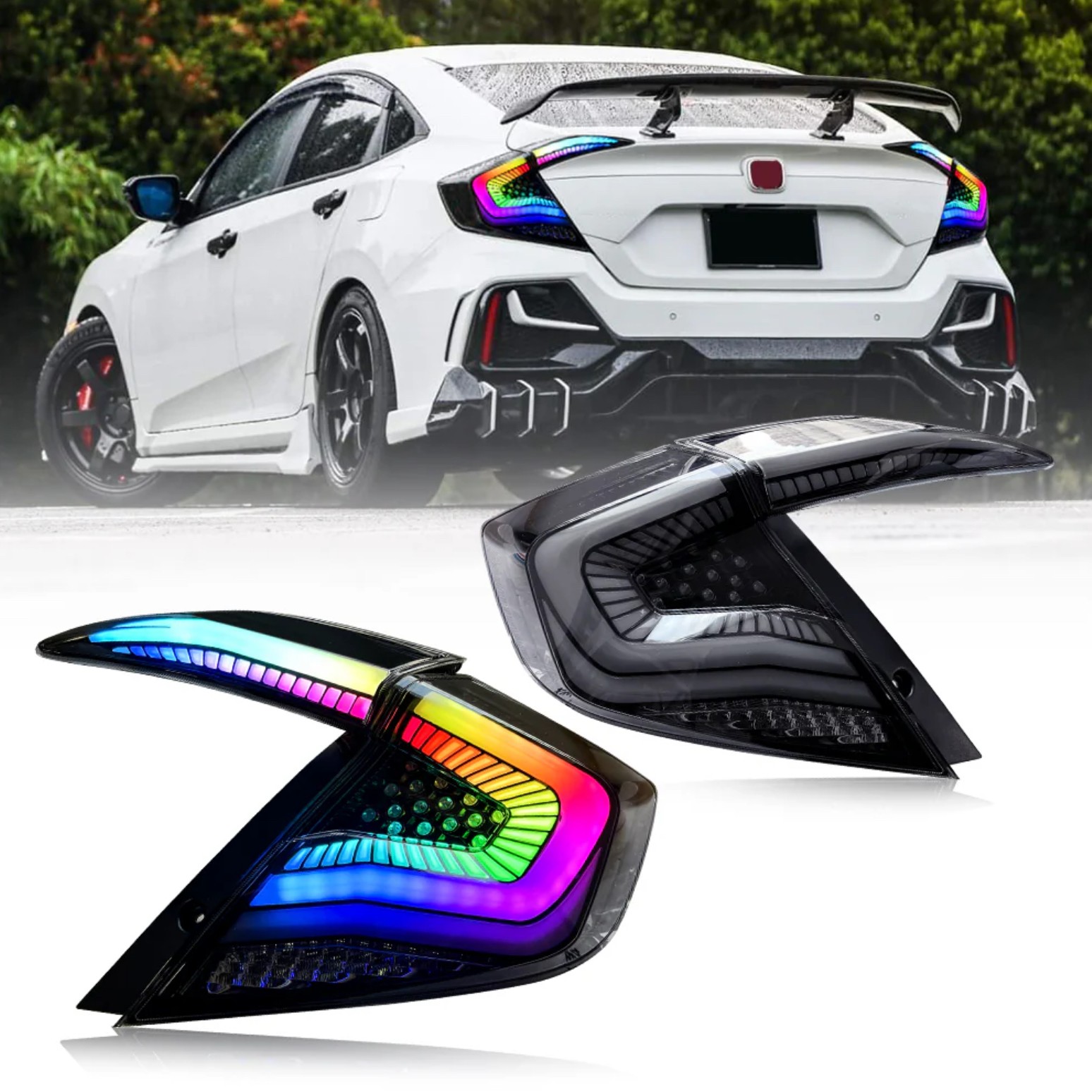 RGB taillights